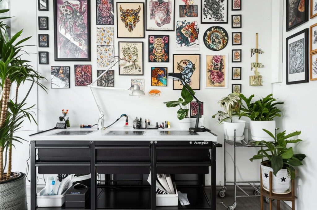 Interior del estudio